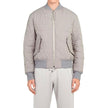 Gray Polyester BomberDescription: – Composition: 100% polyester – Long sleeves – Zip fastening – Ribbed trims – Side pockets with flap – Made in Italy –Gray Polyester Bomber${tagsSalvatore FerragamoAulae Quilted Bomber Jacket Salvatore FerragamoAulae Quil