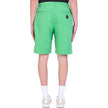 Green Cotton ShortsDescription: – Composition: 100% Cotton – Elasticated waist – Two side pockets – Machine wash – Two back pockets – Back logo Patch – Removable belt – Made in Portugal – Gender: MEN –Green Cotton Shorts${tagsKenzoAulae Green Cotton Short