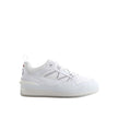 White Calfskin Low Top SneakersDescription: – Composition: 100% calf leather – Inner: Leather – Insole: Leather – Sole: Rubber – pull tab at the rear – Round toe – Perforated detail – Back logo detail – Front lace-up closure – Made in Italy – Gender: WOME