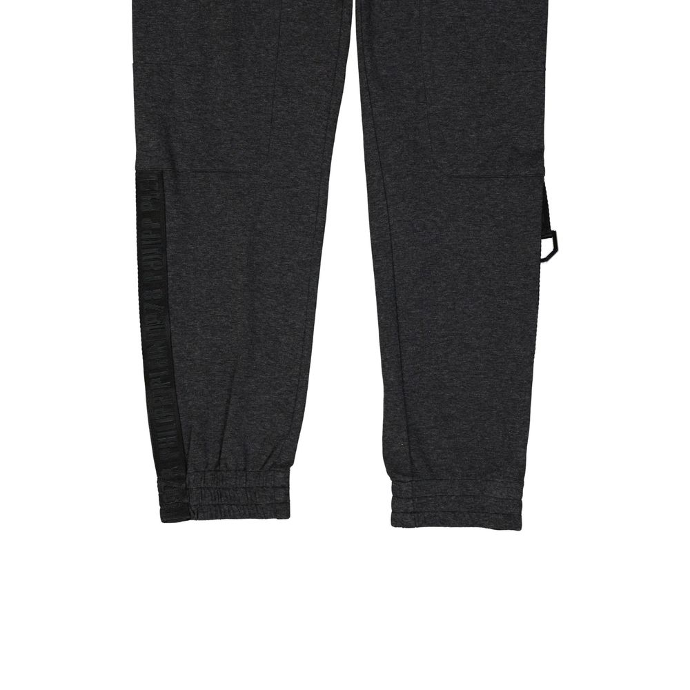 Gray Cotton Joggers (Workout Pants)Description: – Composition: 58% Cotton 18% Elastane 24% Polyamide – Two side pockets – Machine wash – Drawstring waist – Back metal logo detail – Made in Italy – Gender: MEN –Gray Cotton Joggers (Workout Pants)${tagsPhil