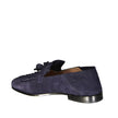 Blue Calfskin Slip-On LoafersDescription: – Composition: 100% calf leather – Inner: Leather – Insole: Leather – Sole: Rubber – Round toe – Slip on – Fringe top details – Made in Italy – Gender: MEN –Blue Calfskin Slip-On Loafers${tagsSalvatore FerragamoAu