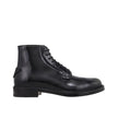 Black Calfskin Lace-Up BootsDescription: – Composition: 100% calf leather – Inner: Leather – Insole: Leather – Sole: Rubber – Round toe – Back logo detail – Front lace-up closure – Made in Italy – Gender: MEN –Black Calfskin Lace-Up Boots${tagsPradaAulae