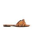Brown Leather SlidesDescription: – Composition: 100% leather – Leather lining, insole, sole – Branded insole – Made in Italy –Brown Leather Slides${tagsSaint LaurentAulae Bianca Knotted Suede Slides Saint LaurentAulae Bianca Knotted Suede Slides Descripti