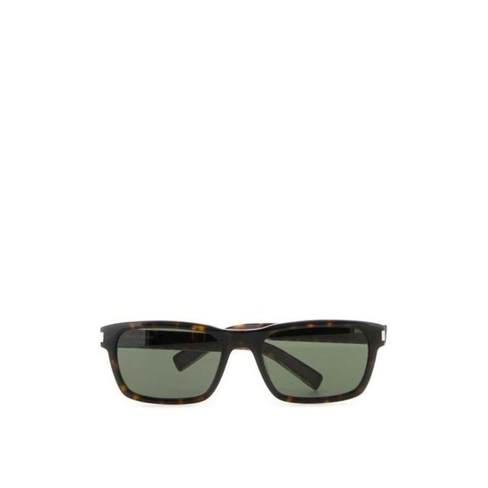 Brown Acetate SunglassesDescription: – Composition: 100% Acetate – Curved tips – 100% UVA/UVB protection – Nylon green lenses – Squared frame – Straight arms – Tortoiseshell effect – Acetate nose tips – Arm length 14.5cm – Bridge width 1.9 cm – Lens diame
