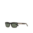 Brown Acetate SunglassesDescription: – Composition: 100% Acetate – Curved tips – 100% UVA/UVB protection – Nylon green lenses – Squared frame – Straight arms – Tortoiseshell effect – Acetate nose tips – Arm length 14.5cm – Bridge width 1.9 cm – Lens diame