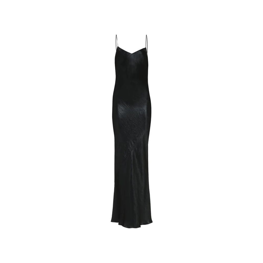 Black Acetate Casual DressDescription: – Composition: 100% Acetate – Lining: Silk – Sleeveless – Dry clean – V-neckline – Back deep round neck – Made in France – Gender: WOMEN –Black Acetate Casual Dress${tagsSaint LaurentAulae Satin Long Dress Saint Laur