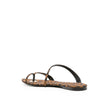 Brown Fabric Strap-On SandalsDescription: – Composition: 100% Fabric – Inner: Fabric – Insole: Fabric – Sole: Leather – Pointed toe – All-over leopard print – Slip-on design – Twill weave – Thong strap – Logo-engraved gold-tone hardware – Made in Italy –
