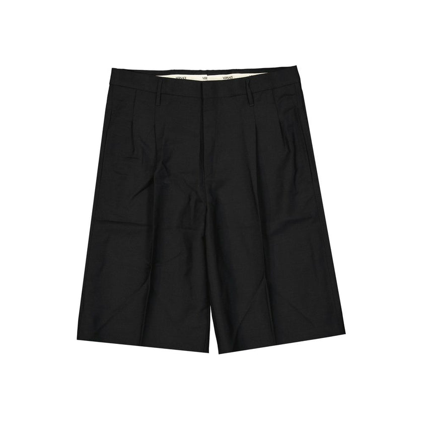 Wool Classic ShortsDescription: – Composition: 60% Mohair 40% Virgin wool – Lining: Cotton Cupro – Two side pockets – Belt loops – Hand wash – Two back pockets – Hook, button and zip closure – Made in Italy – Gender: MEN –Wool Classic Shorts${tagsVersaceA