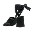 Black Fabric Strap-On SandalsDescription: – Composition: – Fabric – Leather insole – Rubber sole – Lace-up style – Branded insole – Heel 8 cm / 3,1 in – Made in Italy –Black Fabric Strap-On Sandals${tagsMiu MiuAulae Macrame Sandals Miu MiuAulae Macrame Sa