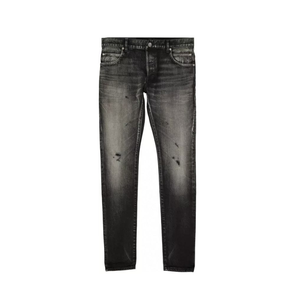 Black Cotton Skinny JeansDescription: – Composition: 100% Cotton – Five pockets – Fastened with a button and zipper – Gender: MEN –Black Cotton Skinny Jeans${tagsBalmainAulae Distressed Jeans BalmainAulae Distressed Jeans Description: – Composition: 100%