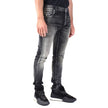 Black Cotton Skinny JeansDescription: – Composition: 100% Cotton – Five pockets – Fastened with a button and zipper – Gender: MEN –Black Cotton Skinny Jeans${tagsBalmainAulae Distressed Jeans BalmainAulae Distressed Jeans Description: – Composition: 100%