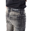 Black Cotton Skinny JeansDescription: – Composition: 100% Cotton – Five pockets – Fastened with a button and zipper – Gender: MEN –Black Cotton Skinny Jeans${tagsBalmainAulae Distressed Jeans BalmainAulae Distressed Jeans Description: – Composition: 100%