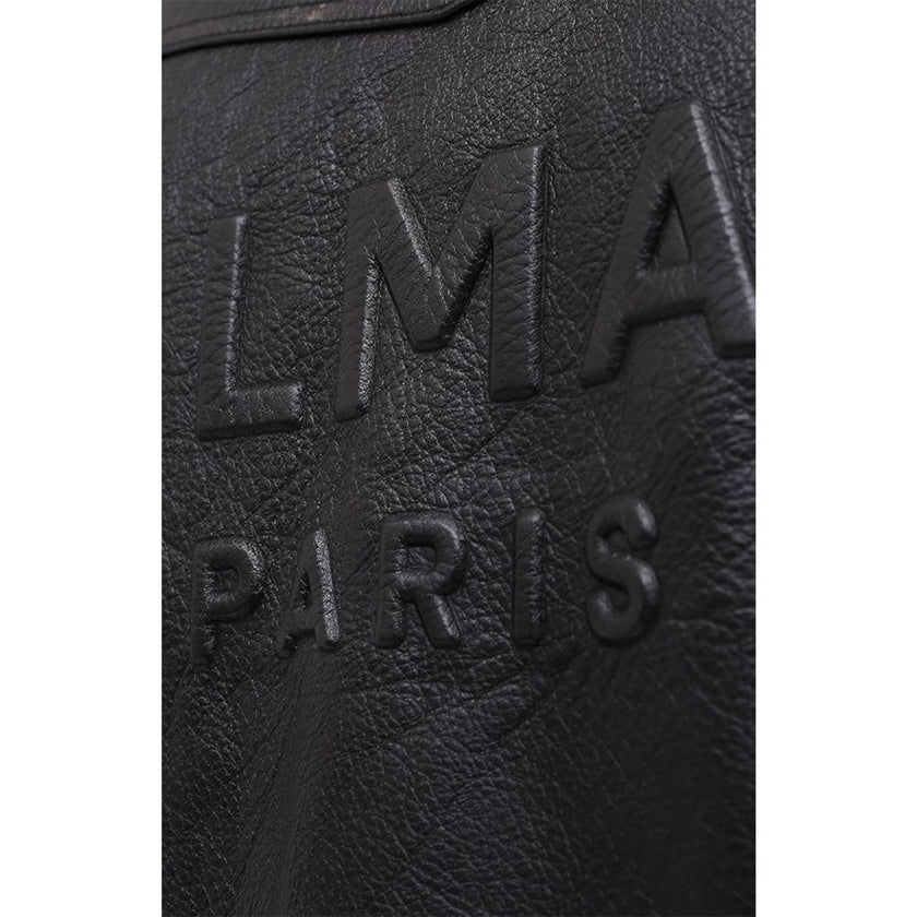 Black Leather Biker JacketDescription: – Composition: 100% Leather – Fully lined – Two side pockets – back logo relief – Front zip closure – Zipped cuffs – Made in Turkey – Gender: MEN – Size & Fit: Fits true to size. Straight cut. Non-stretch fabric. Lon