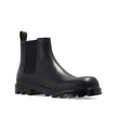 Black Calfskin Chelsea BootsDescription: – Composition: 100% calf leather – Leather lining and insole – Rubber sole – Made in Italy –Black Calfskin Chelsea Boots${tagsBottega VenetaAulae Leather Ankle Boots Bottega VenetaAulae Leather Ankle Boots Descript