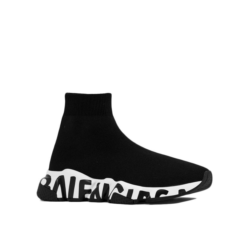 Black Fabric Athletic SneakersDescription: – Composition: 100% Fabric – Inner: Fabric – Sole: Rubber – slip on – Round toe – Side and back logo detail – Made in Italy – Gender: WOMEN –Black Fabric Athletic Sneakers${tagsBalenciagaAulae Speed LT Sock Sneak