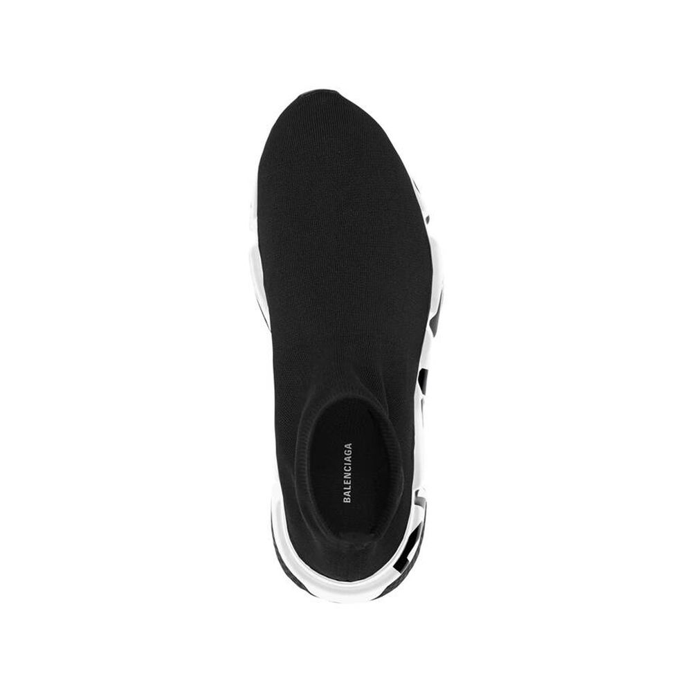 Black Fabric Athletic SneakersDescription: – Composition: 100% Fabric – Inner: Fabric – Sole: Rubber – slip on – Round toe – Side and back logo detail – Made in Italy – Gender: WOMEN –Black Fabric Athletic Sneakers${tagsBalenciagaAulae Speed LT Sock Sneak