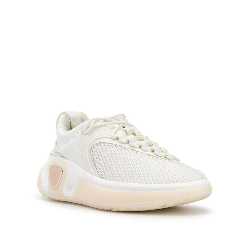 White Fabric Athletic SneakersDescription: – Composition: 100% Fabric – Inner: Fabric – Insole: Leather – Sole: Rubber – pull tab at the rear – Round toe – Front lace-up closure – Mesh panels – Side logo detail – Made in China – Gender: WOMEN –White Fabri