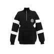 Black Cotton SweatshirtDescription: – Composition: 100% Cotton – Long sleeves – Ribbed trims – Front zip closure – Front logo detail – Machine wash (delicate) – One patch pocket – Colour block effect – Made in Italy – Gender: MEN – Size & Fit: Size in the