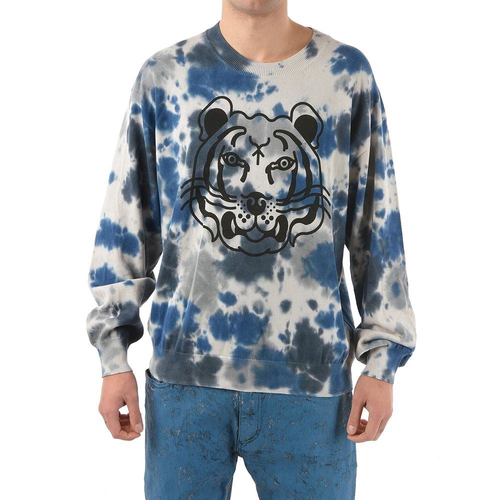 Gray Cotton SweatshirtDescription: – Composition: 100% Cotton – Long sleeves – Ribbed trims – Crew neck – Machine wash (delicate) – Tiger head detail – Made in China – Size & Fit: MODEL IS WEARING SIZE L MODEL MEASUREMENTS: HEIGHT: 188 CM CHEST: 96 CM WAI