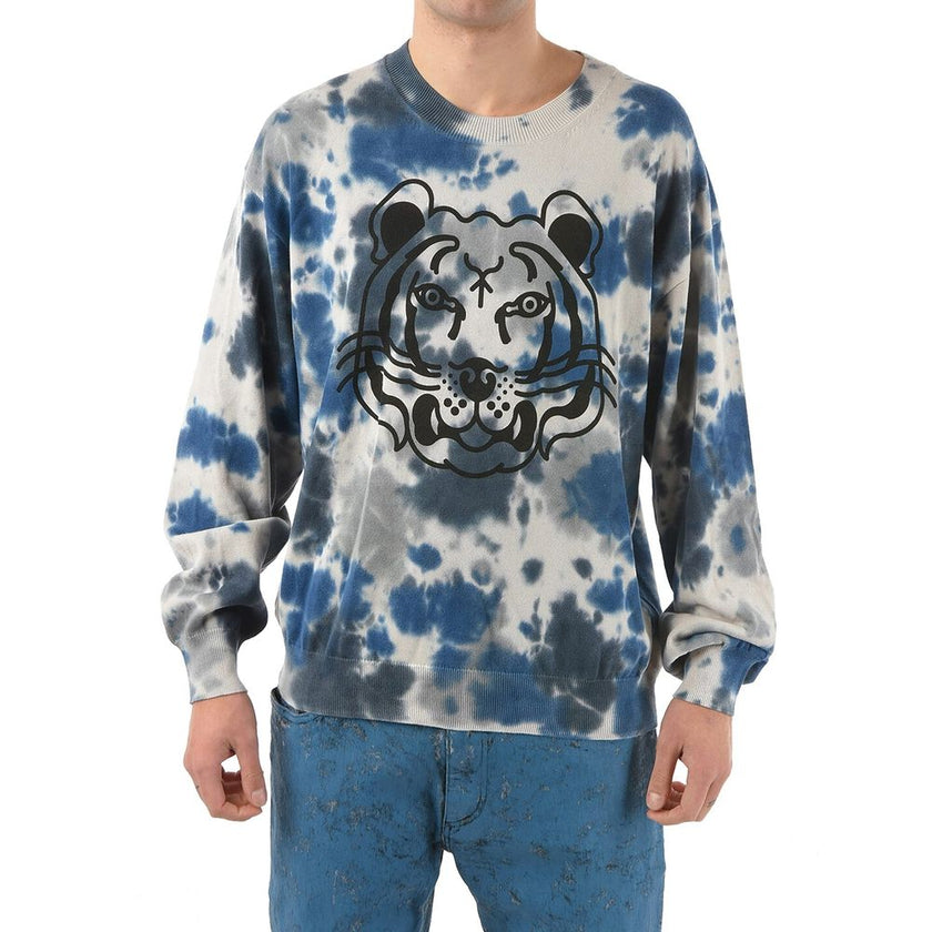 Gray Cotton SweatshirtDescription: – Composition: 100% Cotton – Long sleeves – Ribbed trims – Crew neck – Machine wash (delicate) – Tiger head detail – Made in China – Size & Fit: MODEL IS WEARING SIZE L MODEL MEASUREMENTS: HEIGHT: 188 CM CHEST: 96 CM WAI