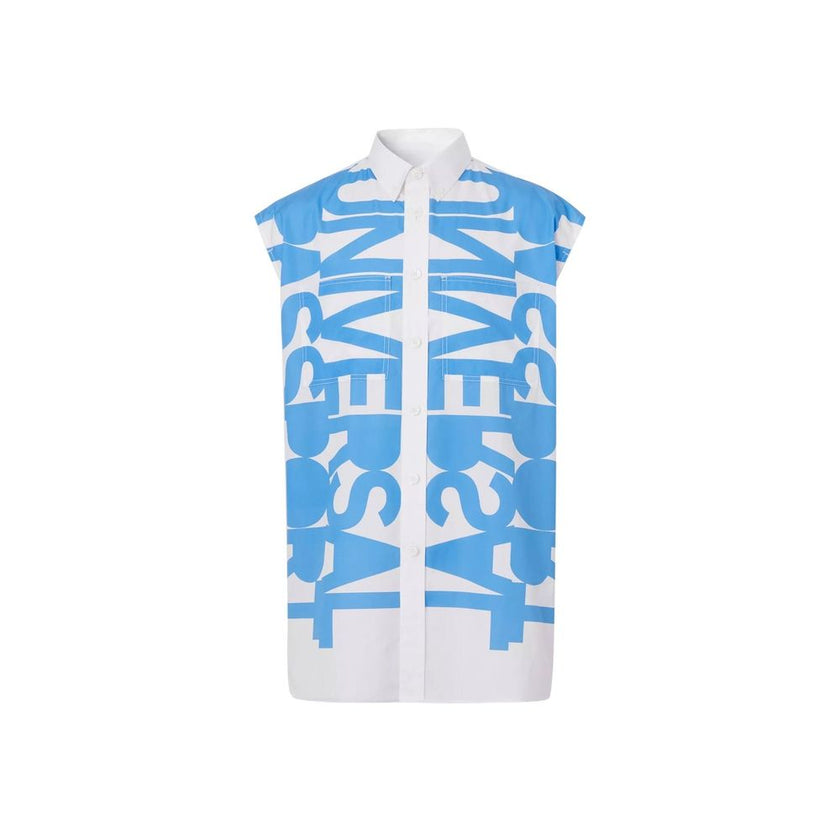 Cotton Printed ShirtDescription: – Composition: 100% Cotton – Sleeveless – Front button closure – Two slip pockets – Classic collar – Two side vents – Printed – Made in Italy – Size & Fit: Model’s height is 191 cm Model’s size is 50 IT In the picture the