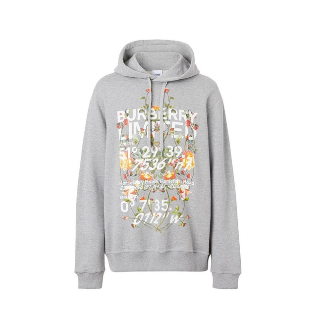 Logo Cotton SweaterDescription: – Composition: 100% cotton – Drawstring hood – Ribbed trims – Featuring floral print – Contrast logo detail – Machine wash (delicate) – Made in Bangladesh –Logo Cotton Sweater${tagsBurberryAulae Logo Cotton Sweater Burberry