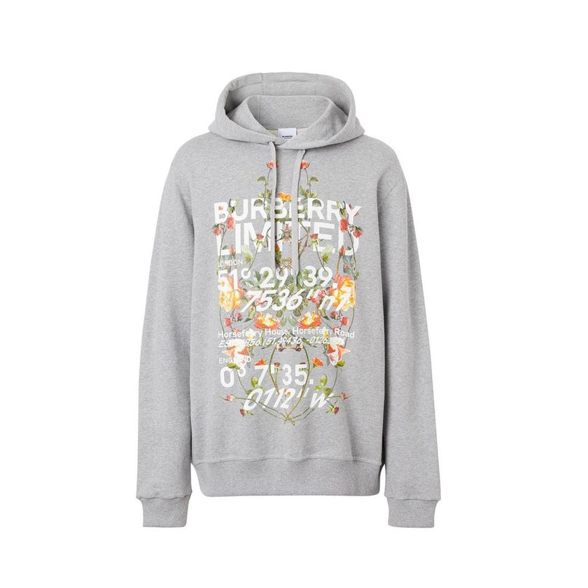Logo Cotton SweaterDescription: – Composition: 100% cotton – Drawstring hood – Ribbed trims – Featuring floral print – Contrast logo detail – Machine wash (delicate) – Made in Bangladesh –Logo Cotton Sweater${tagsBurberryAulae Logo Cotton Sweater Burberry