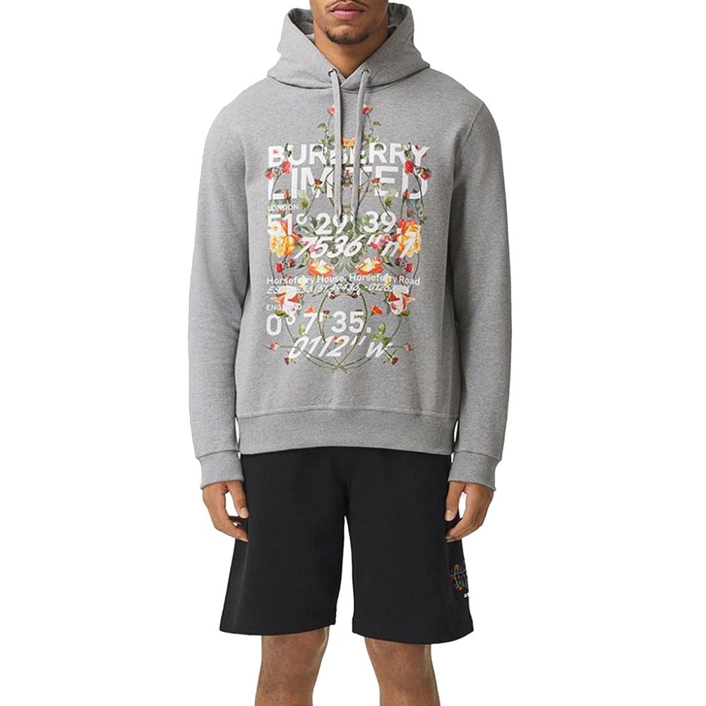 Logo Cotton SweaterDescription: – Composition: 100% cotton – Drawstring hood – Ribbed trims – Featuring floral print – Contrast logo detail – Machine wash (delicate) – Made in Bangladesh –Logo Cotton Sweater${tagsBurberryAulae Logo Cotton Sweater Burberry