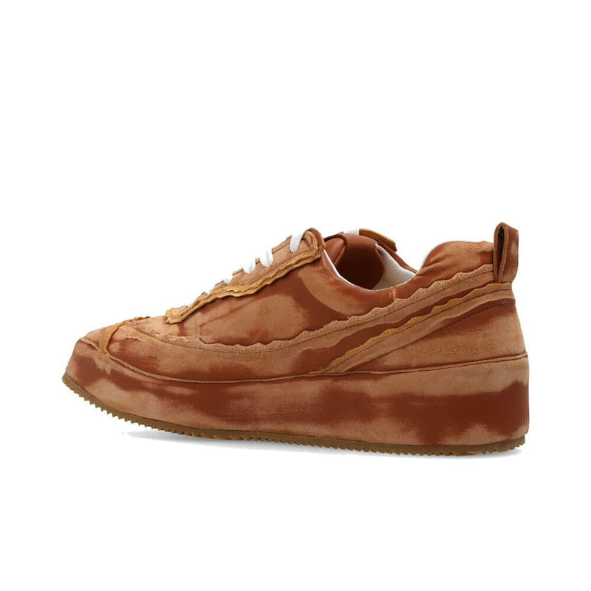 Brown Calfskin Platform SneakersDescription: – Composition: 100% calf leather – Leather lining, insole, sole – Rubber Sole – Lace up fastening – Embossed logo detail – Made in Italy –Brown Calfskin Platform Sneakers${tagsLoeweAulae Deconstructed Sneakers