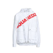 White Cotton Shell JacketDescription: – Composition: 100% Cotton – Long sleeves – Machine wash – Drawstring hood – Two front pockets – Front zip closure – Front logo detail – Drawstring hem – Made in Italy – Gender: MEN –White Cotton Shell Jacket${tagsDsq