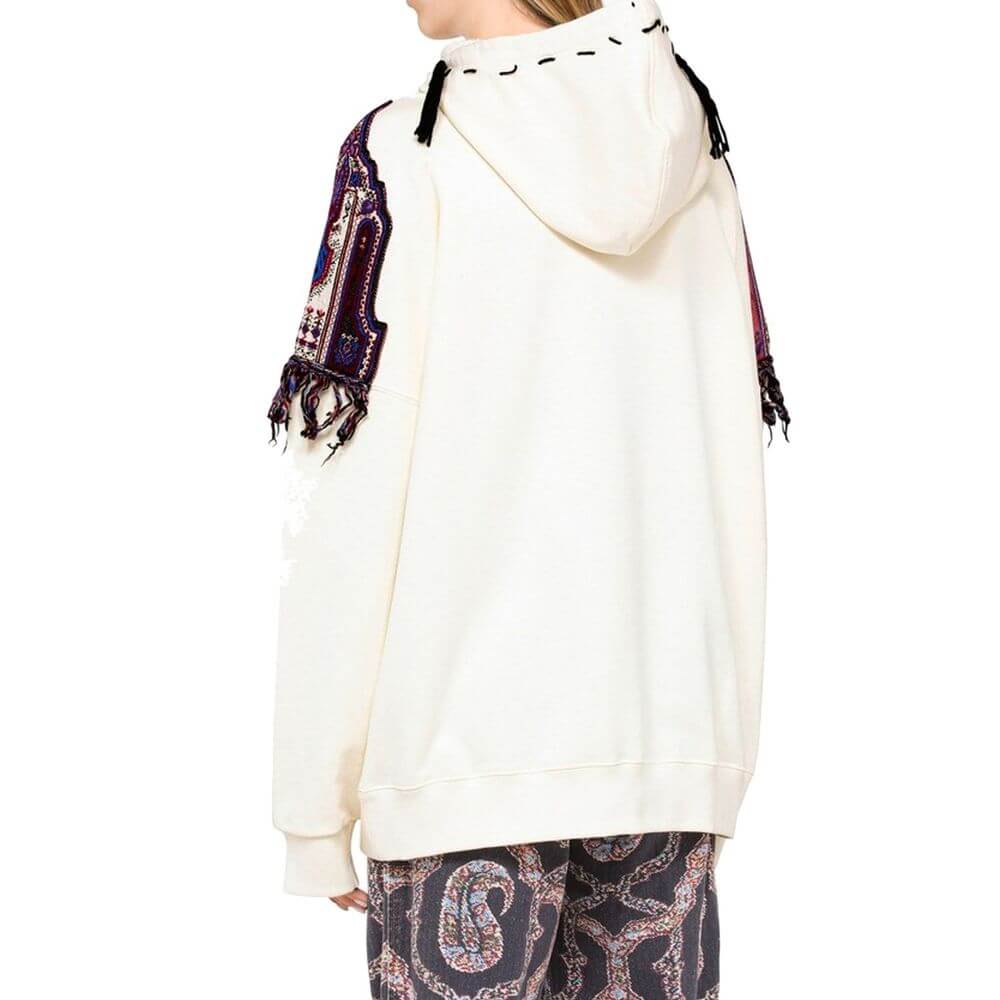 White Cotton SweatshirtDescription: – Composition: 100% cotton – Long sleeves – Front pocket – Embroidery detail – Made in Italy –White Cotton Sweatshirt${tagsEtroAulae Hooded Sweatshirt EtroAulae Hooded Sweatshirt Description: – Composition: 100% cotton
