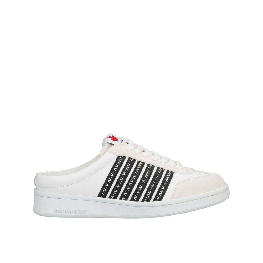 White Calfskin Low Top SneakersDescription: – Composition: 100% calf leather – Inner: Leather – Insole: Leather – Sole: Rubber – Suede detail – Round toe – Front lace-up closure – Open back – Made in Italy – Gender: WOMEN –White Calfskin Low Top Sneakers$