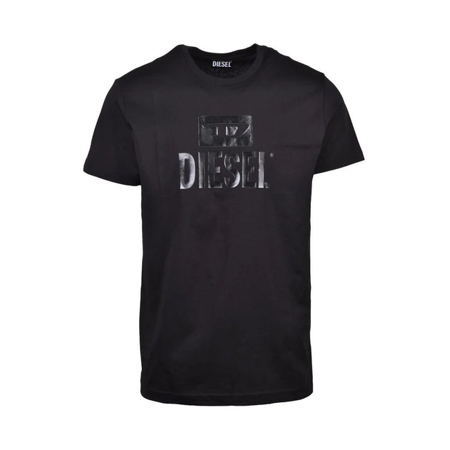 Black Cotton T-ShirtDiesel T-shirt jersey in black cotton tone on tone with logo print on the frontBlack Cotton T-Shirt${tagsDieselAulae Black Cotton T-Shirt DieselAulae Black Cotton T-Shirt Diesel T-shirt jersey in black cotton tone on tone with logo pri