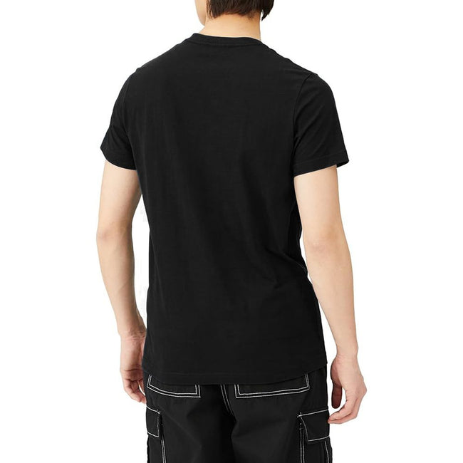 Black Cotton T-ShirtDiesel T-shirt jersey in black cotton tone on tone with logo print on the frontBlack Cotton T-Shirt${tagsDieselAulae Black Cotton T-Shirt DieselAulae Black Cotton T-Shirt Diesel T-shirt jersey in black cotton tone on tone with logo pri