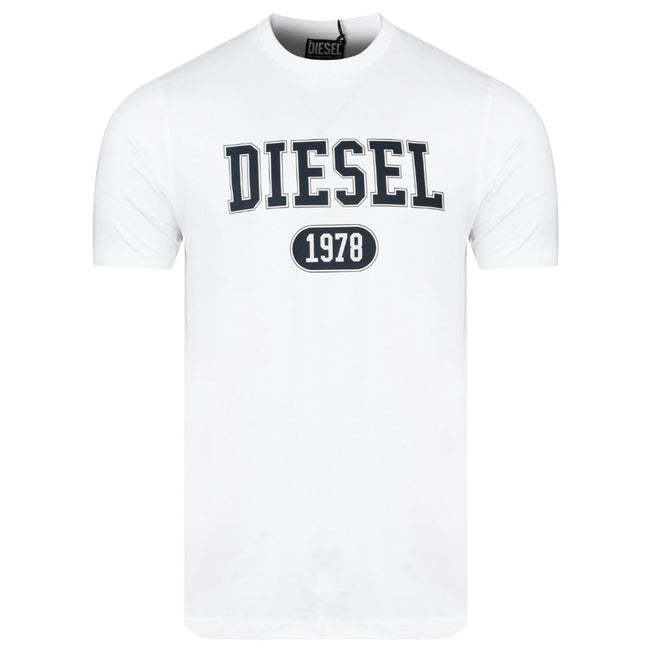 White Cotton T-ShirtDiesel white cotton jersey t-shirt with logo print on the frontWhite Cotton T-Shirt${tagsDieselAulae White Cotton T-Shirt DieselAulae White Cotton T-Shirt Diesel white cotton jersey t-shirt with logo print on the front 110295875926,112