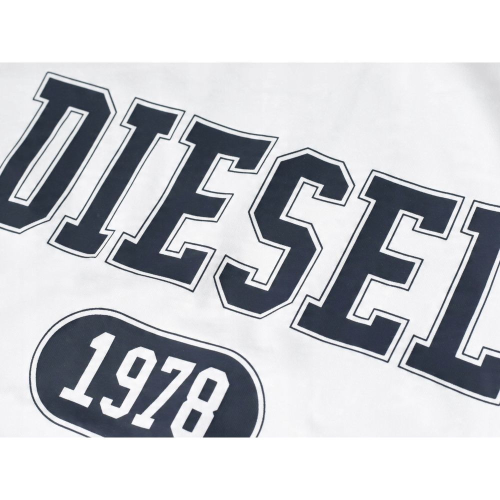 White Cotton T-ShirtDiesel white cotton jersey t-shirt with logo print on the frontWhite Cotton T-Shirt${tagsDieselAulae White Cotton T-Shirt DieselAulae White Cotton T-Shirt Diesel white cotton jersey t-shirt with logo print on the front 110295875926,112