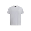 White Cotton T-ShirtDsquared2’s cotton T-Shirt is an essential garment with an urban, contemporary style. Made from soft cotton, it features a ribbed crew neck for comfort and durability. Printed on the front is the brand’s iconic contrasting monogram, a