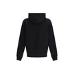 Black Cotton SweatshirtJacquemus’ Hooded Sweatshirt, made of soft cotton with a plush interior, offers snug comfort that is ideal for everyday wear. The clean design is embellished with an applied logo patch on the front, adding a distinctive and recogniz