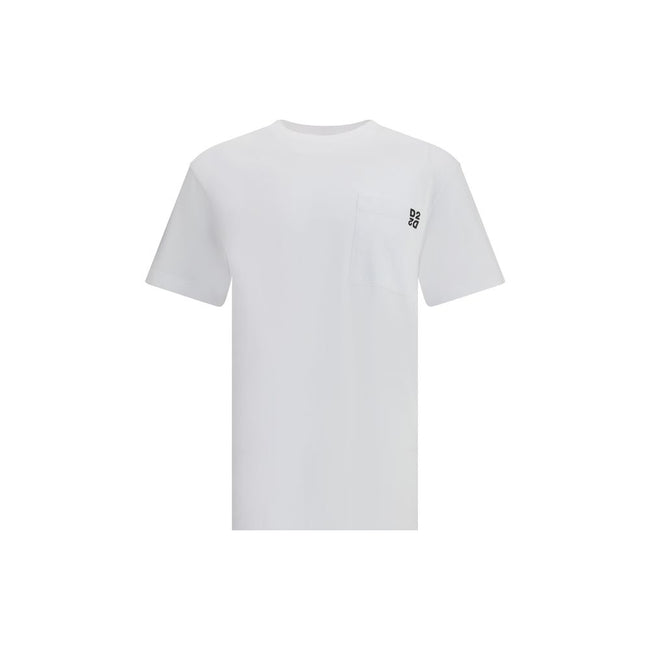 White Cotton T-ShirtTwin pack T-shirt by Dsquared2, made of soft high-quality cotton. Crew neck model with ribbed finishes and welt pocket applied on the chest, embellished with the contrasting logo for an iconic touch. Regular fit that guarantees comfort