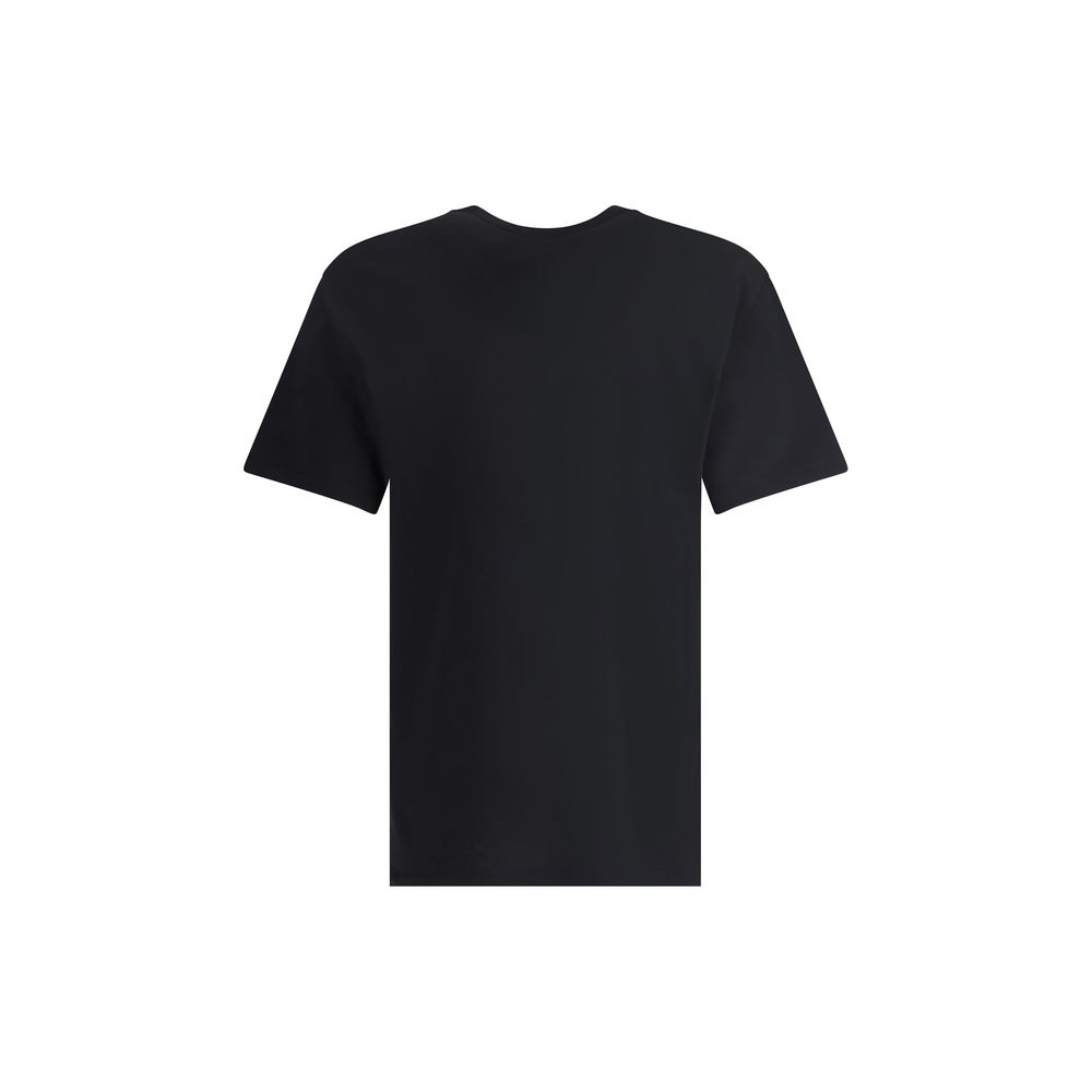 Black Cotton T-ShirtTwin pack T-shirt by Dsquared2, made of soft high-quality cotton. Crew neck model with ribbed finishes and welt pocket applied on the chest, embellished with the contrasting logo for an iconic touch. Regular fit that guarantees comfort