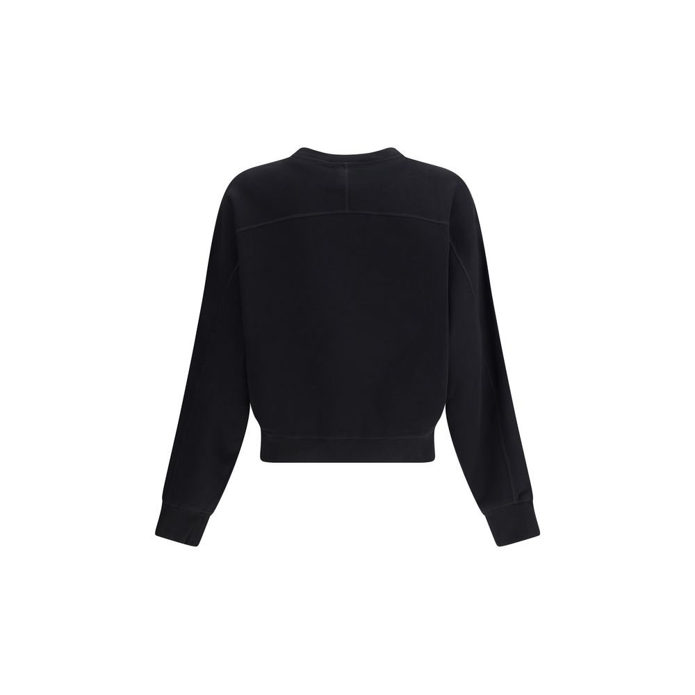 Black Cotton SweatshirtSoft cotton Sweatshirt by Dsquared2, with a plush interior that ensures comfort and warmth. The brand’s iconic monogram stands out on the front, giving the garment a recognizable, contemporary style. The ribbed crew neck, cuffs and