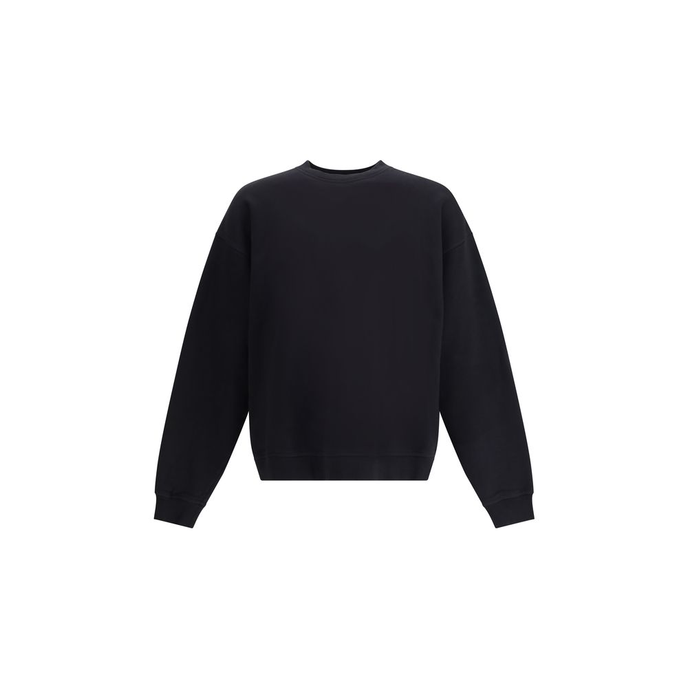 Black Cotton SweatshirtMen’s soft cotton Sweatshirt by Dsquared2 features a plush interior for extra comfort. The ribbed crew neck ensures a comfortable, structured fit. The back features the brand’s iconic contrasting monogram, a distinctive detail that
