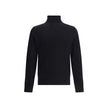 Black Fleece Wool TurtleneckVirgin wool turtleneck Sweater by Dsquared2 features a soft high collar that can be turned up as desired. Ribbed cuffs and hem ensure a snug and comfortable fit. The front is embellished with the iconic tone-on-tone embroidered