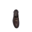 Brown Calf Leather Bos Taurus Slip-On LoafersPrada’s leather Loafers are a mix of classic elegance and distinctive details. The slightly elongated round toe and leather block heel ensure comfort and style. The iconic enameled triangular plaque with the br