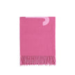 Multicolor Wool ScarfThe Jacquemus Wool Scarf is an essential accessory with a modern and minimal style. Made of solid-colored yarn, it is embellished with a contrasting jacquard logo, which gives character without sacrificing sobriety. The design is comp