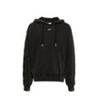 Black Cotton SweatshirtDescription: – Composition: 100% Cotton – Long sleeves – Ribbed trims – Drawstring hood – Kangaroo pocket – Drop shoulder – Machine wash (delicate) – Side stripe detailing – Jersey texture – Black/anthracite grey – Logo print to the