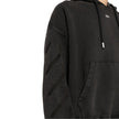 Black Cotton SweatshirtDescription: – Composition: 100% Cotton – Long sleeves – Ribbed trims – Drawstring hood – Kangaroo pocket – Drop shoulder – Machine wash (delicate) – Side stripe detailing – Jersey texture – Black/anthracite grey – Logo print to the