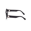 Black Pantograph Sunglasssunglasses, pantographed frame, round lens, black lens, contrasting details, lens width 51 mm, bridge width 23 mm, temple length 135 mm, logoBlack Pantograph Sunglass${tagsMonclerAulae Black Pantograph Sunglass MonclerAulae Black
