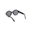 Black Pantograph Sunglasssunglasses, pantographed frame, round lens, black lens, contrasting details, lens width 51 mm, bridge width 23 mm, temple length 135 mm, logoBlack Pantograph Sunglass${tagsMonclerAulae Black Pantograph Sunglass MonclerAulae Black