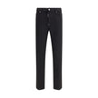 Black Cotton Skinny JeansThe Cool Guy Jeans by Dsquared2 are a skinny model with a modern and sophisticated design, perfect for a bold and stylish look. The five-pocket model offers practicality and a slim cut that enhances the silhouette. The front closu